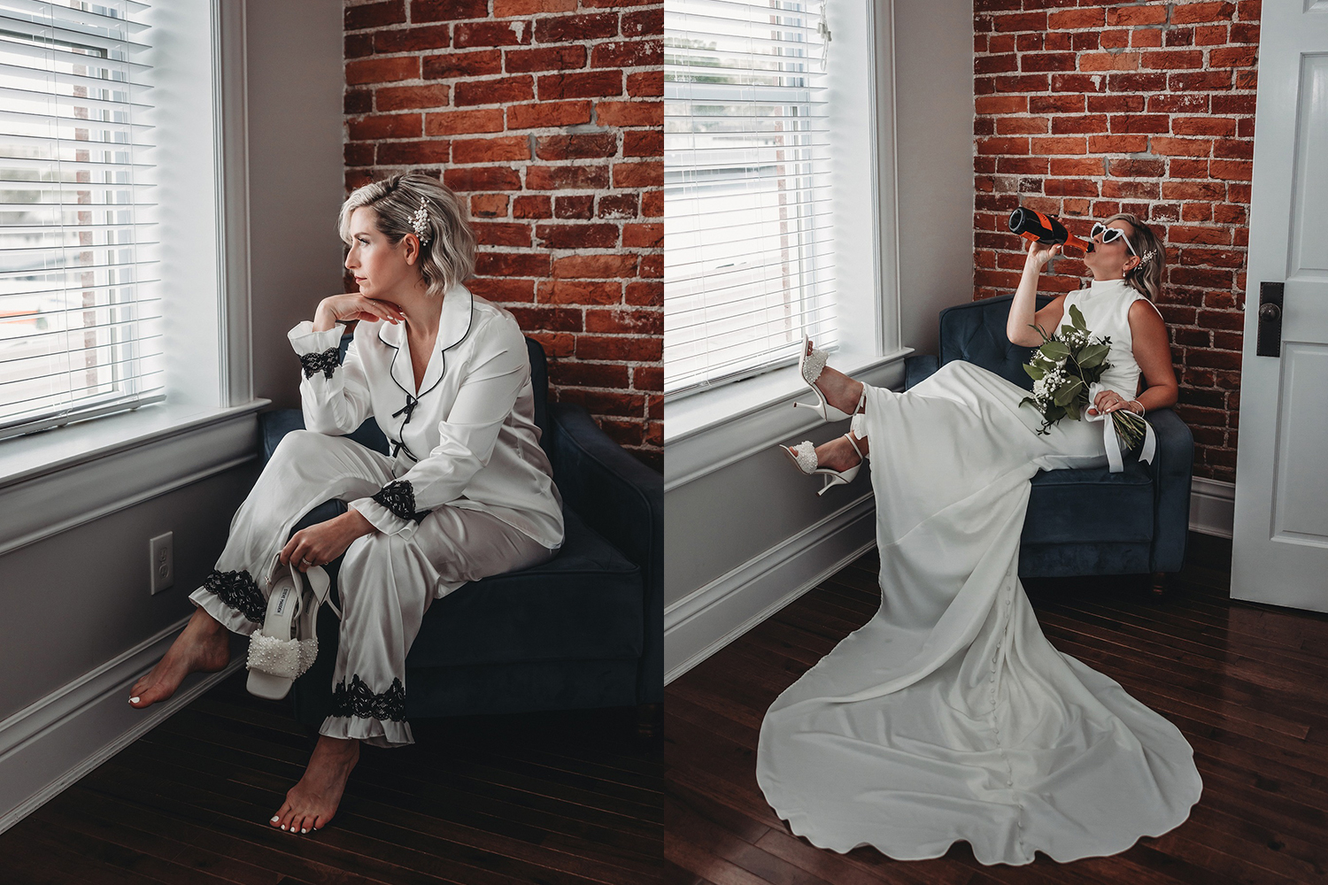 Bride and Groom at Hotel Rea in Corydon, Iowa Bride and Groom at Hotel Rea in Corydon, Iowa